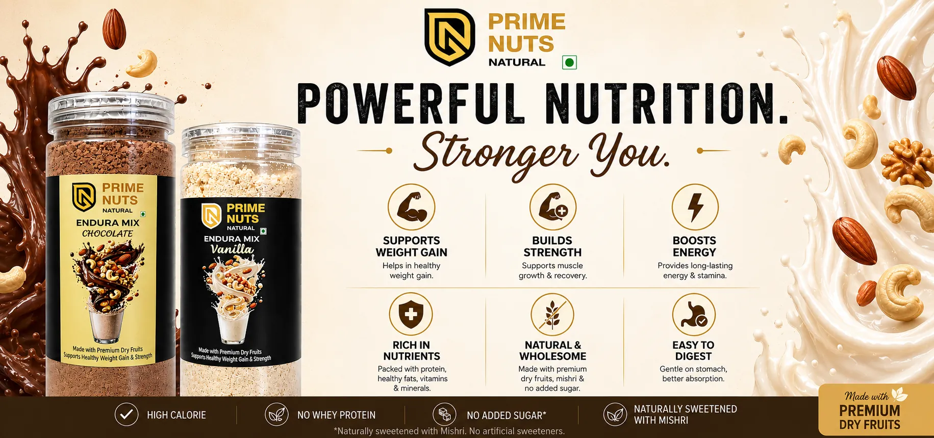Healthy Living - Prime Nuts offer banner
