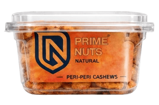 Peri Peri Cashews 200g pack by Prime Nuts